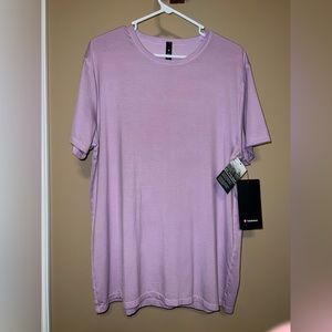 Lululemon Mens The Fundamental T- Shirt Short Sleeve Purple Size Large L NWT